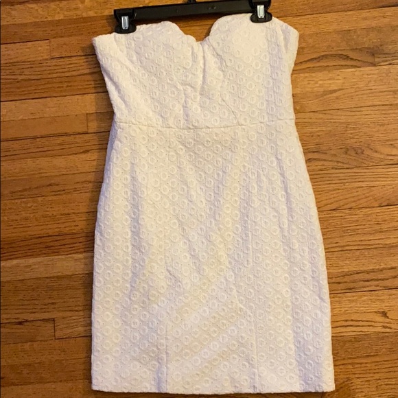 DVF Sahara White Strapless Dress - Picture 3 of 6